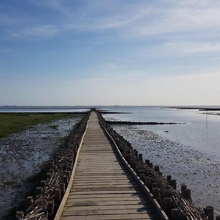 Wohnmobilstellplatz Hemenswarft an der Nordsee - Meerblick Emmelsbüll-Horsbüll Buitenkant foto