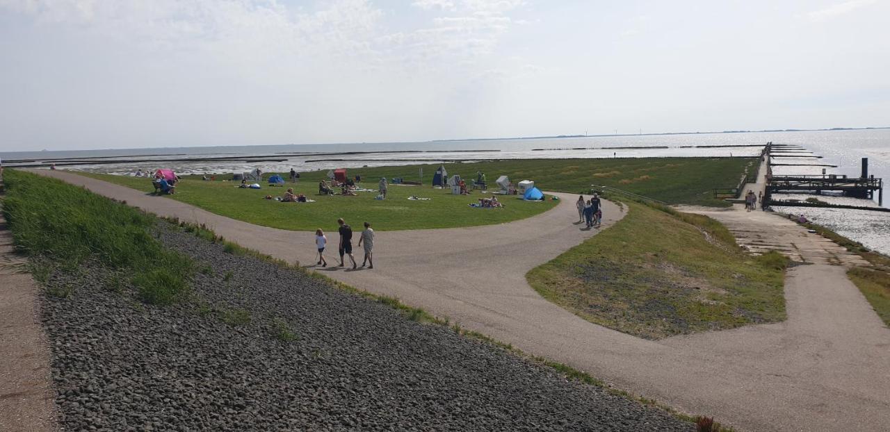 Wohnmobilstellplatz Hemenswarft an der Nordsee - Meerblick Emmelsbüll-Horsbüll Buitenkant foto