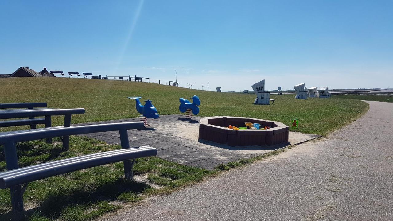 Wohnmobilstellplatz Hemenswarft an der Nordsee - Meerblick Emmelsbüll-Horsbüll Buitenkant foto